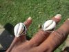 Cowrie Shell X Shank Ring .925 - Image 5