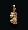 Egyptian Goddess Maat pendant 14K - Image 5